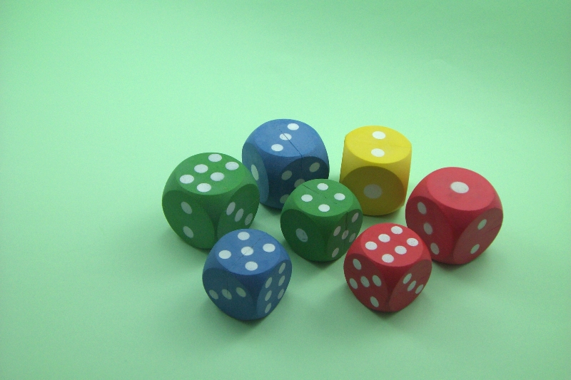 RUBBER SPONGE DICE