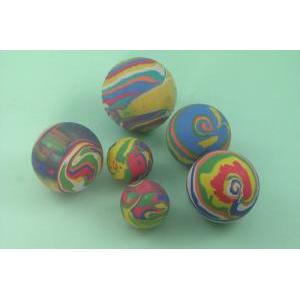 RUBBER SPONGE BASEBALL , RUBBER SPONGE RAINBOW-BALL