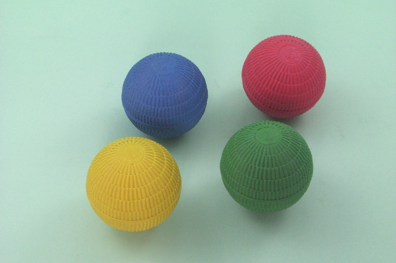 RUBBER SPONGE PILE-BALL, VARIETY-BALL