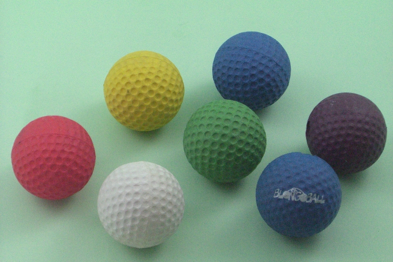 RUBBER SPONGE GOLF BALL