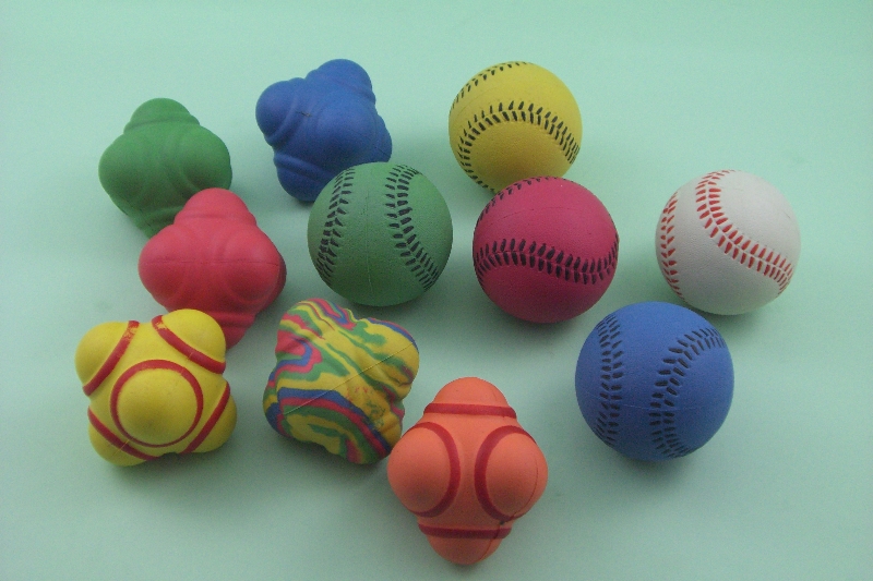 玩具用品 - 橡膠發泡平面球,橡膠發泡網球